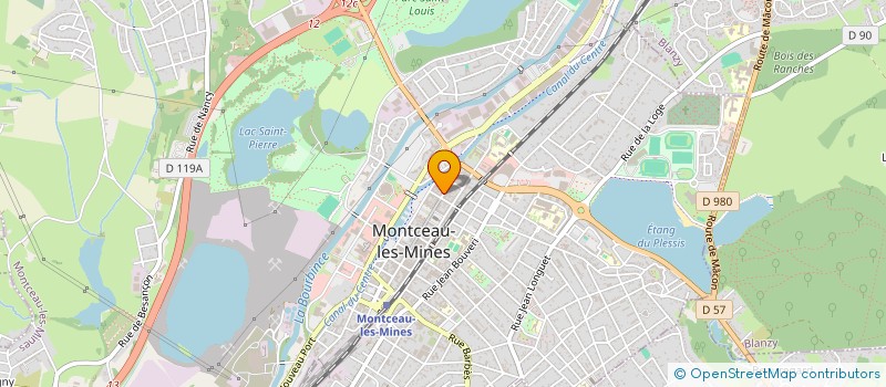 localisation de l'entreprise MOD'ACTUELLE  MONTCEAU-LES-MINES