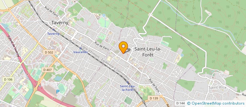 localisation de l'entreprise MOD ASCENSEUR à SAINT-LEU-LA-FORET