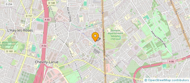 localisation de l'entreprise MOD BAT  CHEVILLY-LARUE