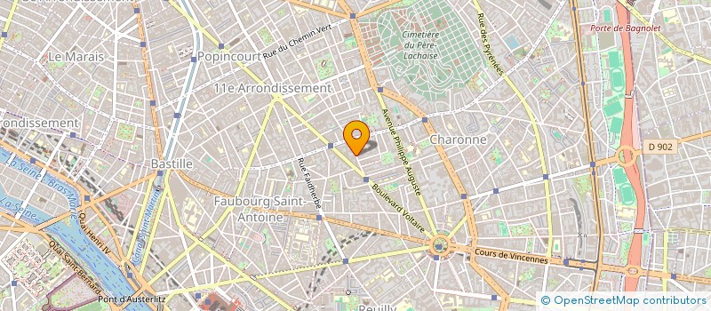 localisation de l'entreprise MOD CHOC  PARIS