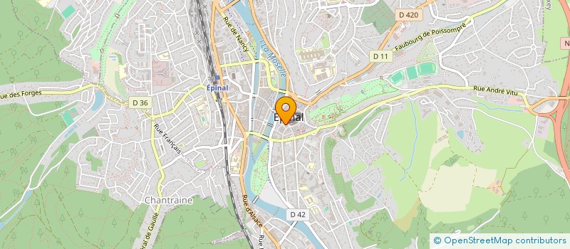 localisation de l'entreprise MOD DIAMANT à EPINAL