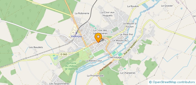 localisation de l'entreprise MOD'ELLE ET LUI à VALENCAY