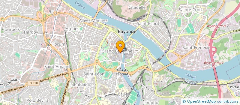 localisation de l'entreprise MOD'EMPLOI à BAYONNE