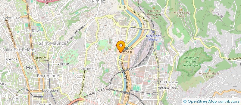 localisation de l'entreprise MOD'ENFANTS à NICE