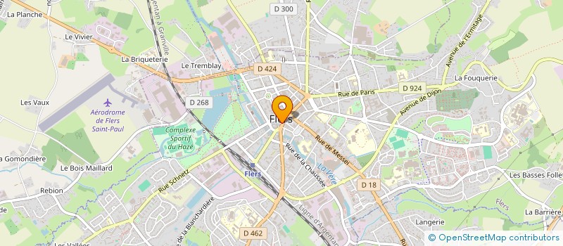 localisation de l'entreprise MOD'FIL à FLERS