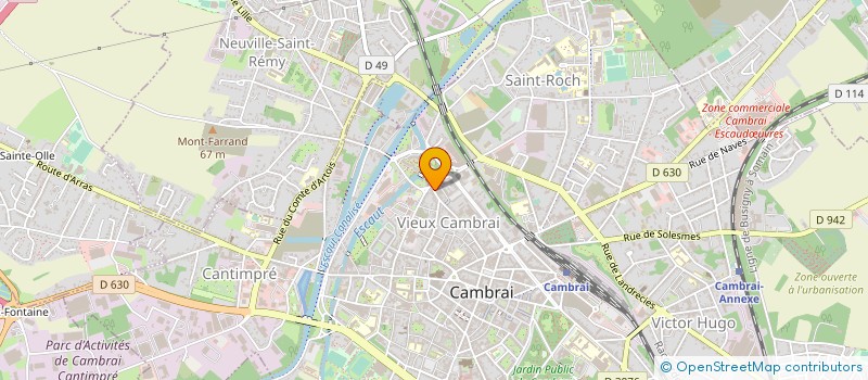 localisation de l'entreprise MOD HAIR N'  CAMBRAI