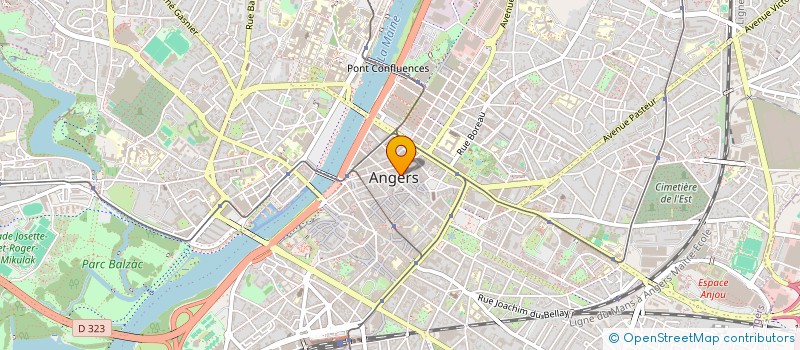 localisation de l'entreprise MOD'IM à ANGERS