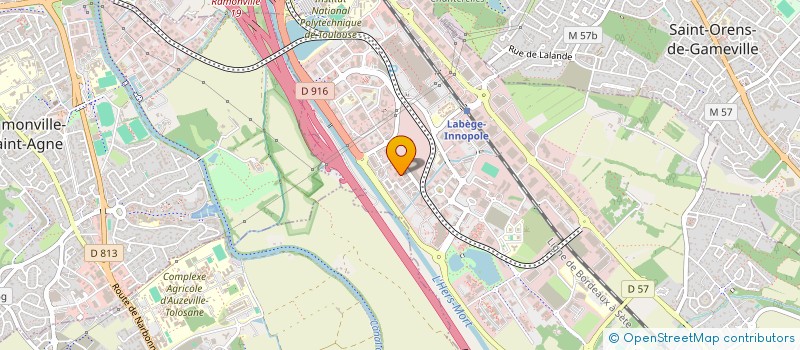 localisation de l'entreprise MOD'IMM  LABEGE