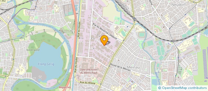 localisation de l'entreprise MOD'M à STRASBOURG