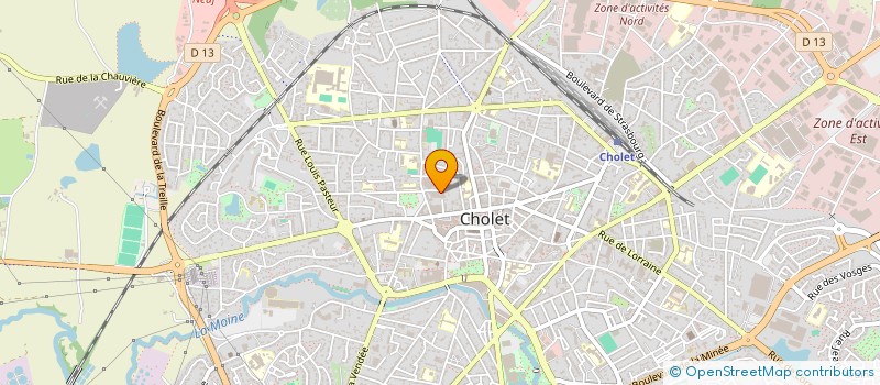 localisation de l'entreprise MOD PRO à CHOLET