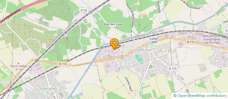 localisation de l'entreprise MOD-R  LUNEL-VIEL