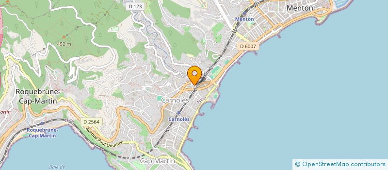localisation de l'entreprise MOD'SAC à ROQUEBRUNE-CAP-MARTIN