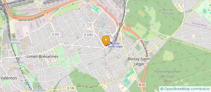 localisation de l'entreprise MOD SECURITE SARL à BOISSY-SAINT-LEGER