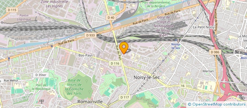 localisation de l'entreprise MOD TEX 2026  NOISY-LE-SEC