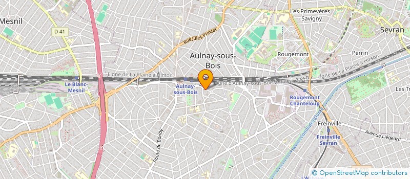 localisation de l'entreprise MOD'UNION à AULNAY-SOUS-BOIS