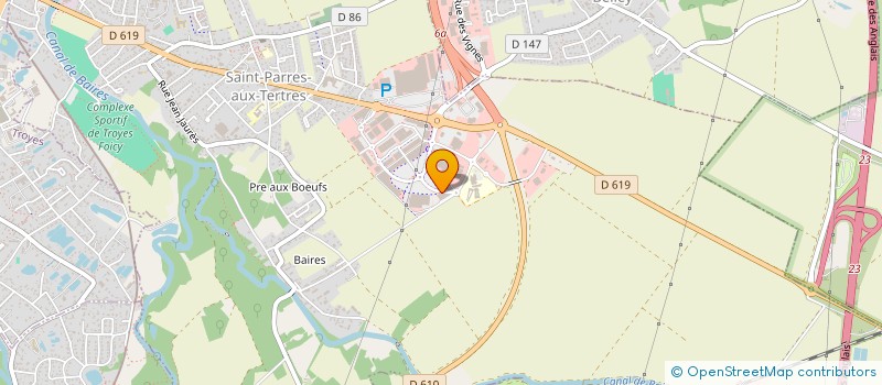 localisation de l'entreprise MOD'VIVI  SAINT-PARRES-AUX-TERTRES