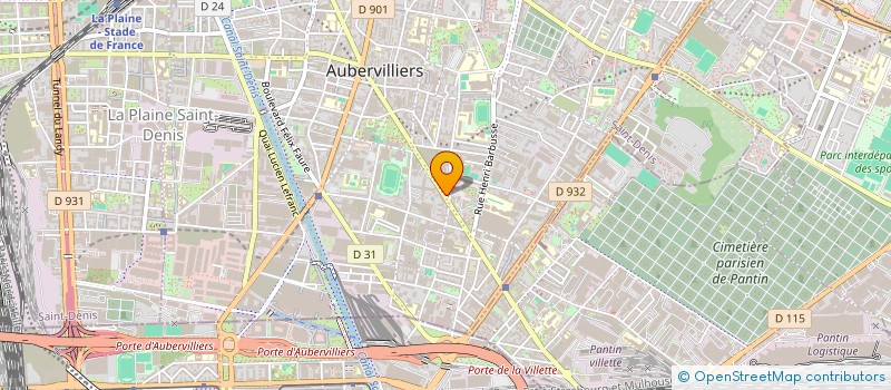 localisation de l'entreprise MODA ALESSIO  AUBERVILLIERS