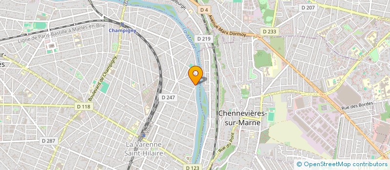 localisation de l'entreprise MODA MAITRISE D'OEUVRE DESIGN ET ARCHI  SAINT-MAUR-DES-FOSSES