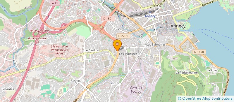 localisation de l'entreprise MODA MEUBLES à ANNECY