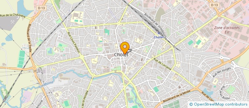 localisation de l'entreprise MODA MIA à CHOLET