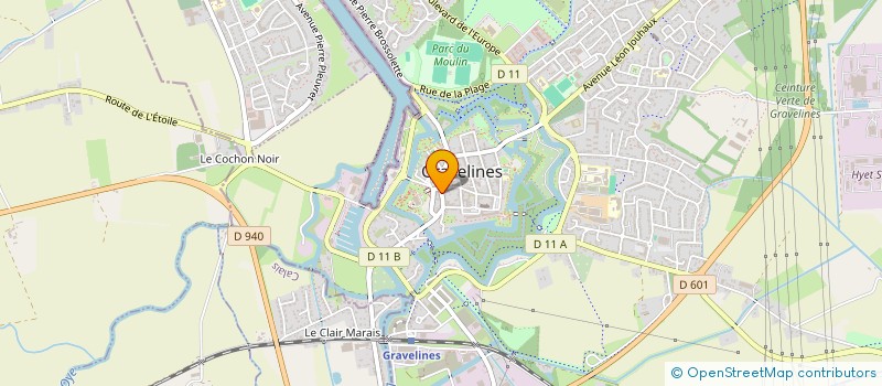 localisation de l'entreprise MODA MIX à GRAVELINES