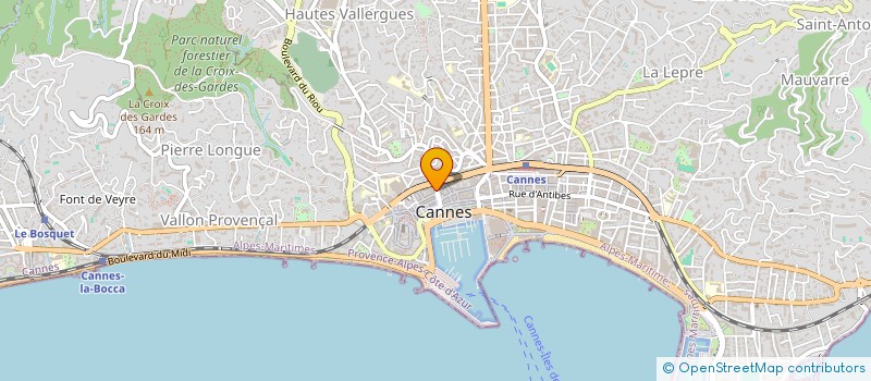 localisation de l'entreprise MODA PASTA à CANNES