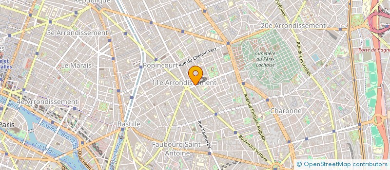 localisation de l'entreprise MODA PELLE à PARIS