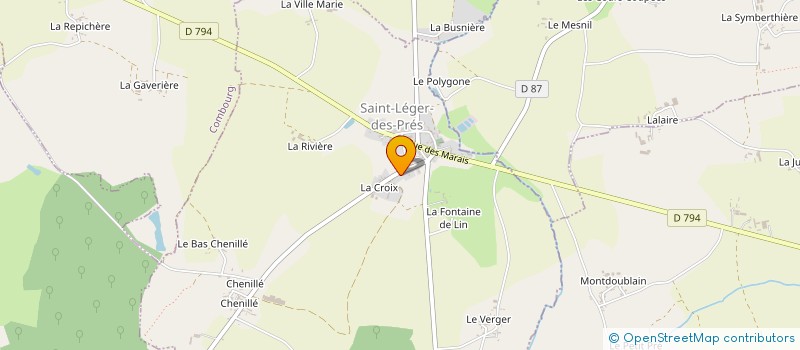 localisation de l'entreprise MODA PERSAULT  SAINT-LEGER-DES-PRES