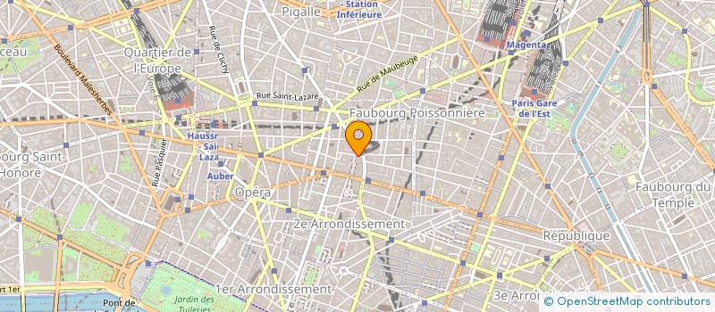 localisation de l'entreprise MODA PRIMEURS à PARIS