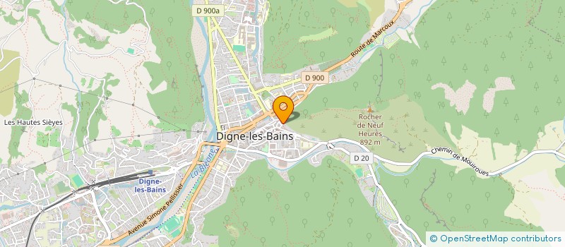 localisation de l'entreprise MODA TOP 2000 à DIGNE-LES-BAINS