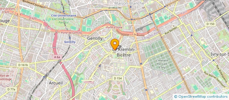 localisation de l'entreprise MODACTION SCOOTER CLUB  LE KREMLIN-BICETRE