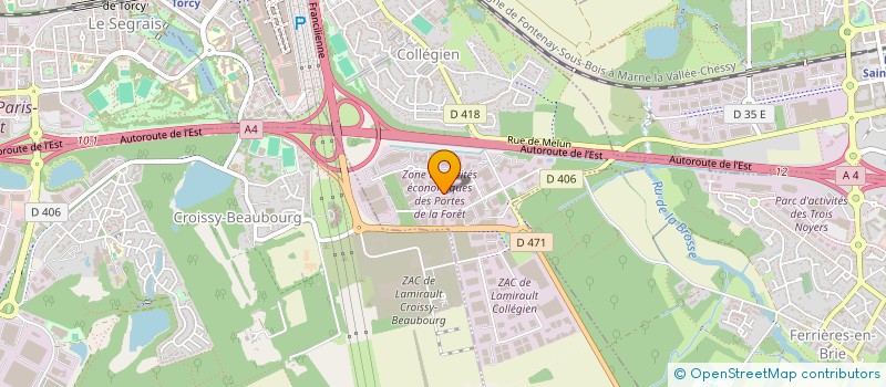 localisation de l'entreprise MODAL M à COLLEGIEN