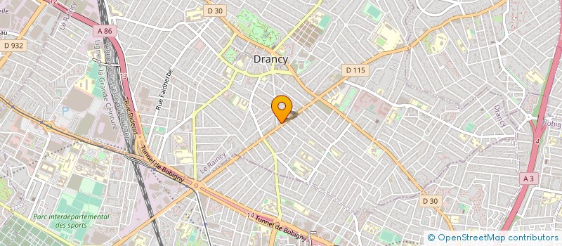 localisation de l'entreprise MODALIA à DRANCY