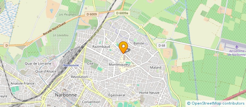 localisation de l'entreprise MODALO à NARBONNE
