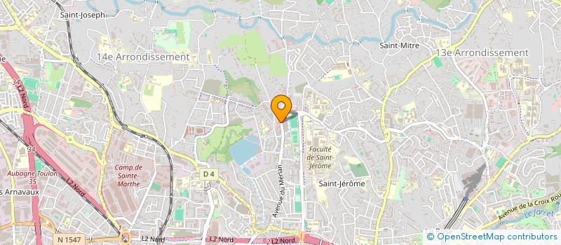 localisation de l'entreprise MODALU à MARSEILLE