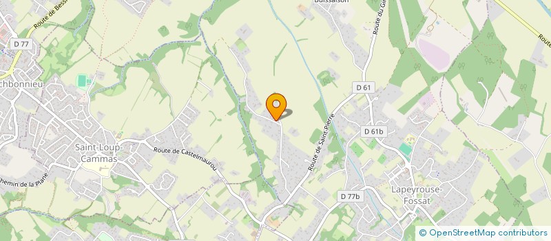 localisation de l'entreprise MODALU  LAPEYROUSE-FOSSAT