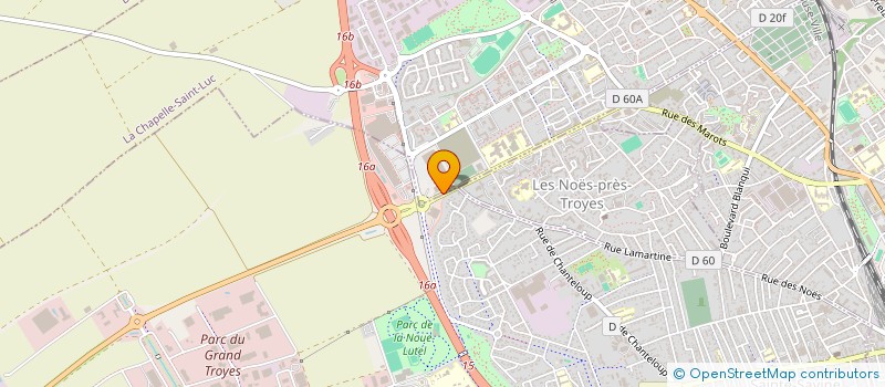 localisation de l'entreprise MODAMINE à LA CHAPELLE-SAINT-LUC