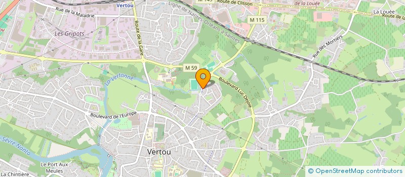 localisation de l'entreprise MODANE  VERTOU