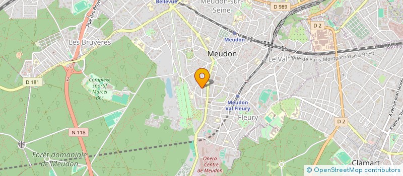 localisation de l'entreprise MODARTEM à MEUDON