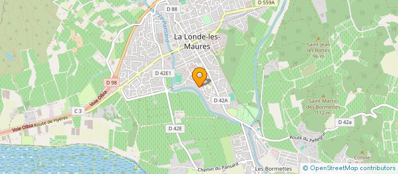 localisation de l'entreprise MODASH  LA LONDE-LES-MAURES