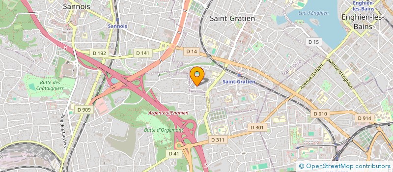 localisation de l'entreprise MODAYA à SAINT-GRATIEN