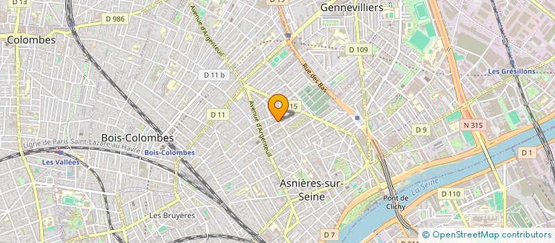 localisation de l'entreprise MODDI TECH à ASNIERES-SUR-SEINE