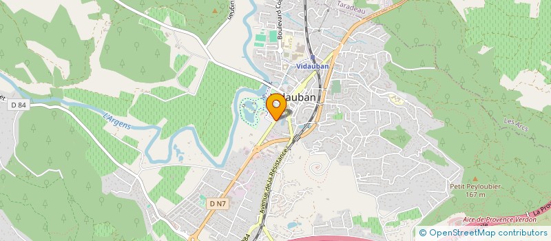 localisation de l'entreprise MODE 83  VIDAUBAN
