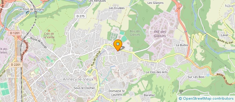 localisation de l'entreprise MODE AVION - AVENTURES RESPONSABLES à ANNECY