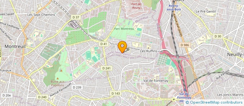 localisation de l'entreprise MODE BERCK à MONTREUIL