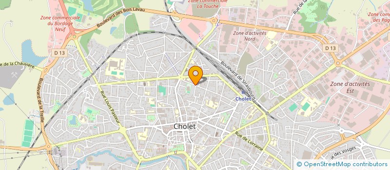 localisation de l'entreprise MODE CREATION INTERNATIONAL à CHOLET