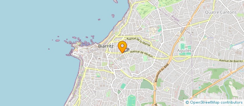 localisation de l'entreprise MODE DANSE MUSIQUE à BIARRITZ