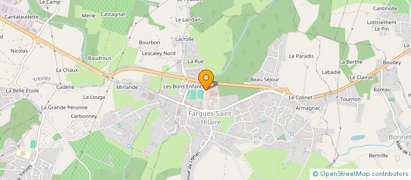 localisation de l'entreprise MODE DE BICHE  FARGUES-SAINT-HILAIRE