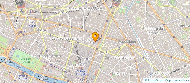 localisation de l'entreprise MODE DIFFUSION  PARIS