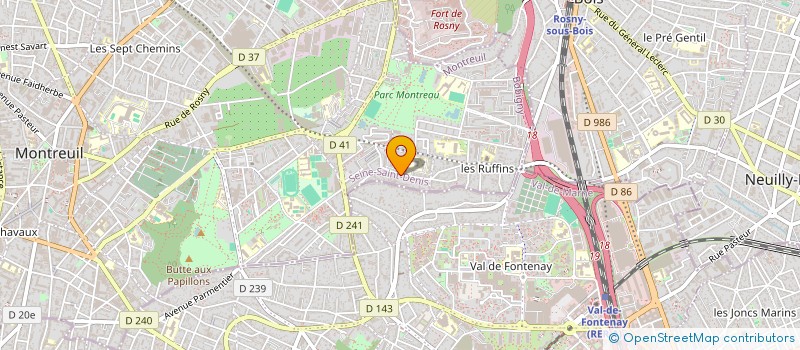 localisation de l'entreprise MODE DIJON à MONTREUIL